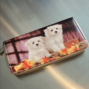 Cute Puppy Print Wallet